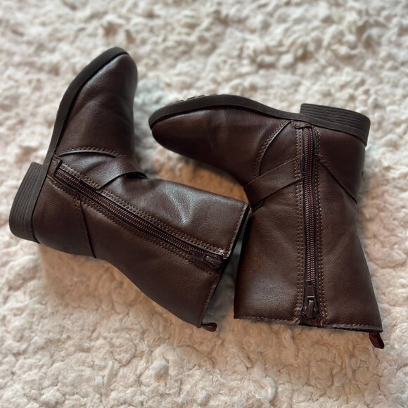 OshKosh B'gosh girls tamiko star boots brown - Picture 5 of 7